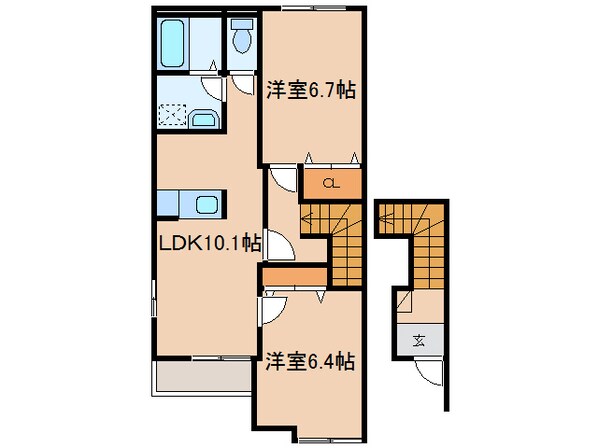 F－Floraの物件間取画像